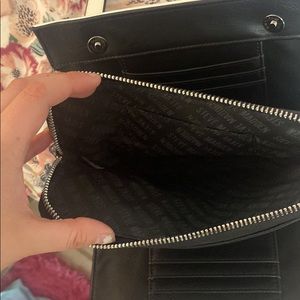 steve madden white  purse bearly used a all